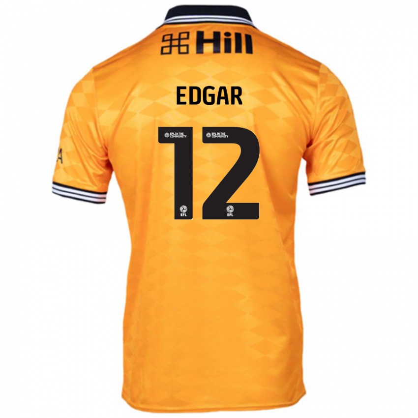 Bambino Maglia Sammy Edgar #12 Arancione Kit Gara Home 2024/25 Maglietta