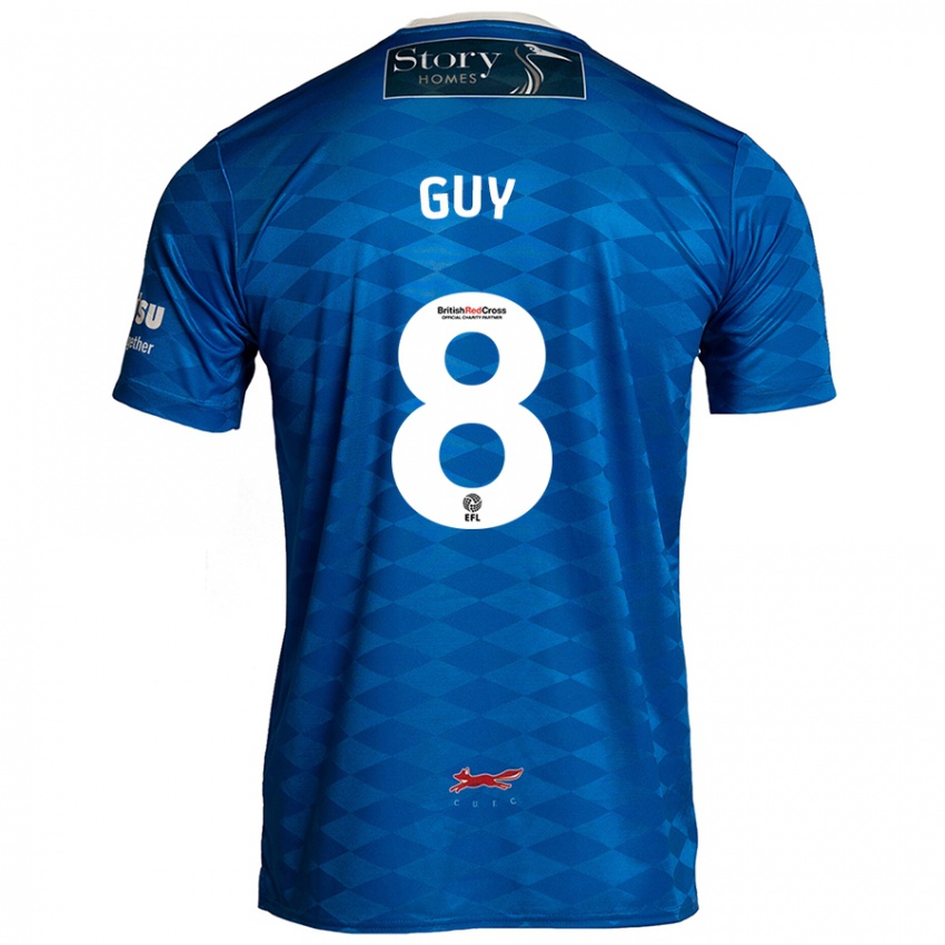 Bambino Maglia Callum Guy #8 Blu Kit Gara Home 2024/25 Maglietta