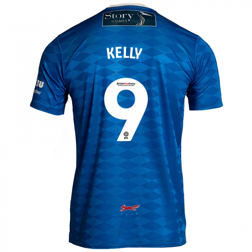 Bambino Maglia Georgie Kelly #9 Blu Kit Gara Home 2024/25 Maglietta