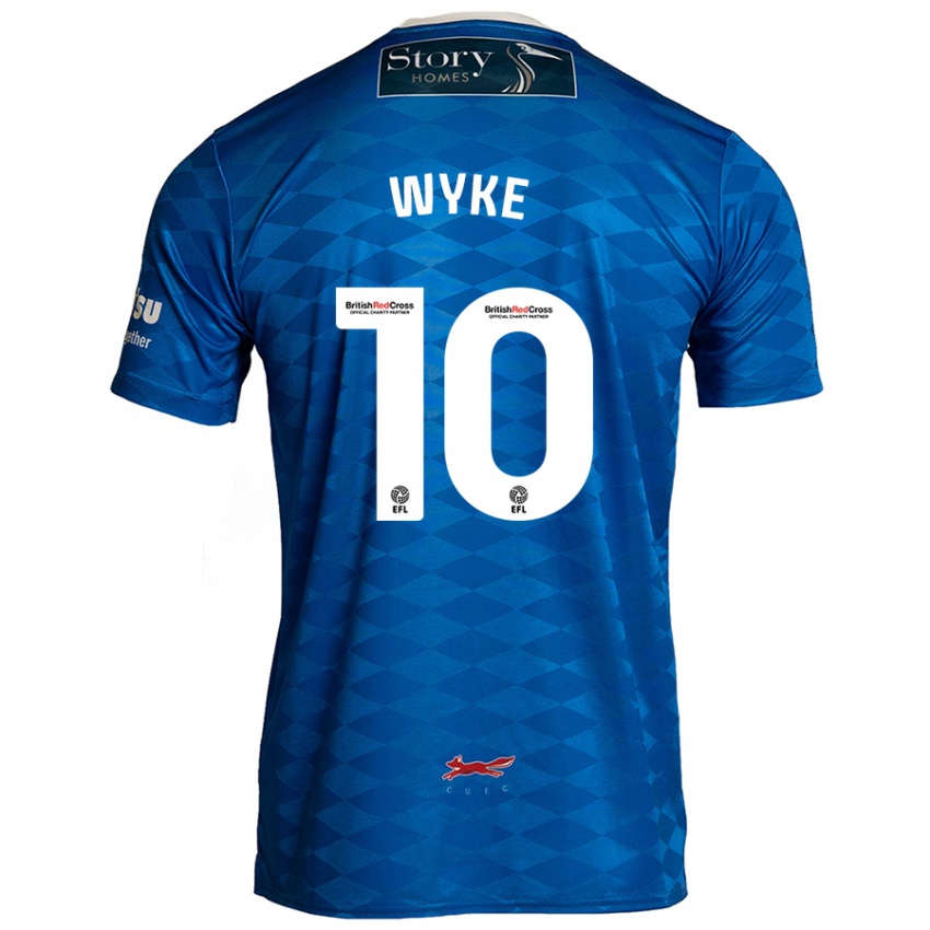 Bambino Maglia Charlie Wyke #10 Blu Kit Gara Home 2024/25 Maglietta