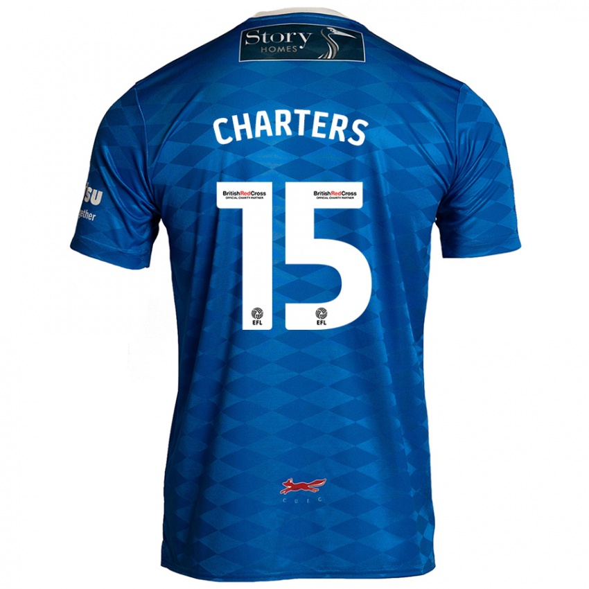 Bambino Maglia Taylor Charters #15 Blu Kit Gara Home 2024/25 Maglietta