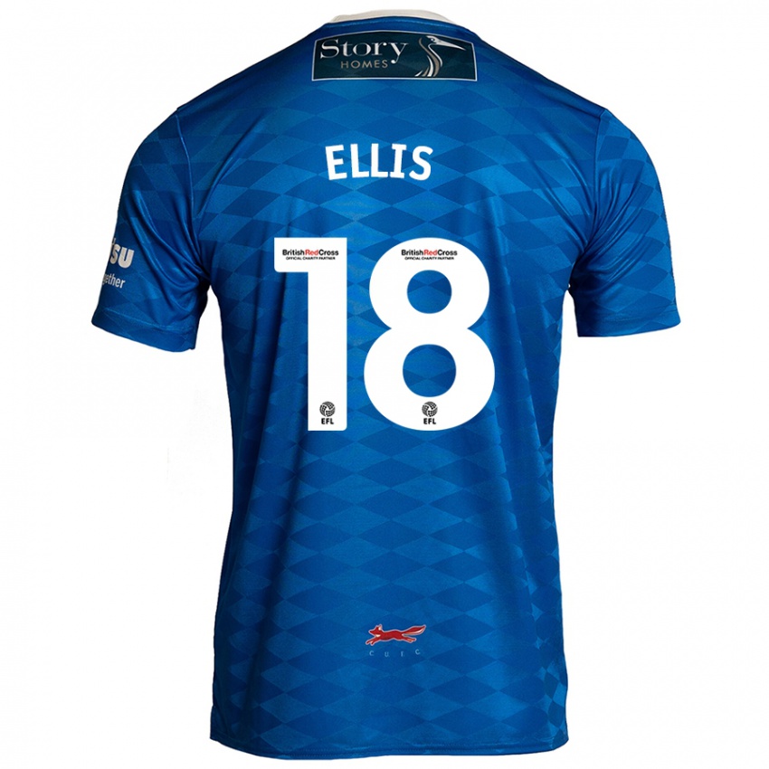 Bambino Maglia Jack Ellis #18 Blu Kit Gara Home 2024/25 Maglietta