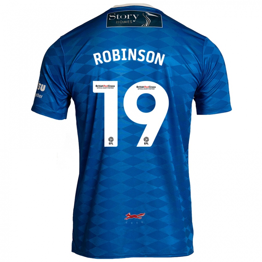 Bambino Maglia Jack Robinson #19 Blu Kit Gara Home 2024/25 Maglietta