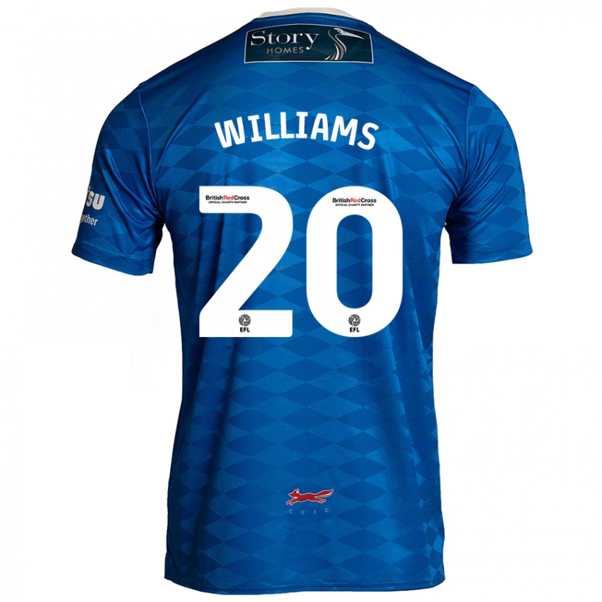 Bambino Maglia Ben Williams #20 Blu Kit Gara Home 2024/25 Maglietta