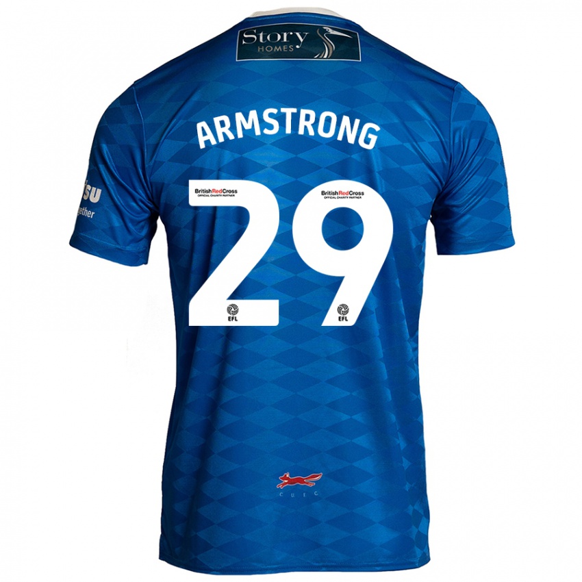 Bambino Maglia Luke Armstrong #29 Blu Kit Gara Home 2024/25 Maglietta