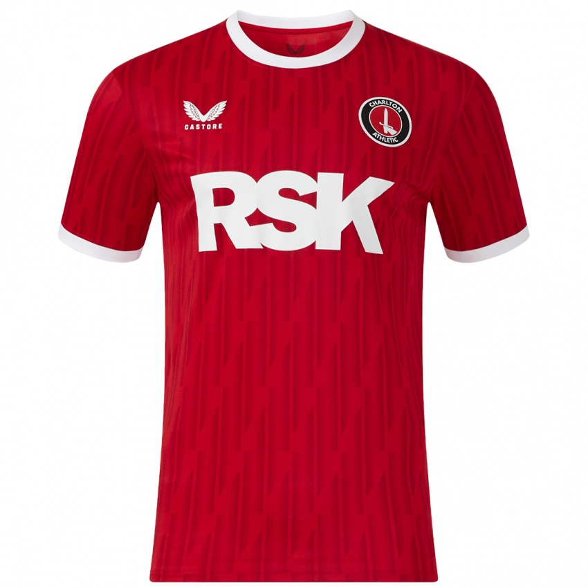 Bambino Maglia Luke Berry #8 Rosso Bianco Kit Gara Home 2024/25 Maglietta