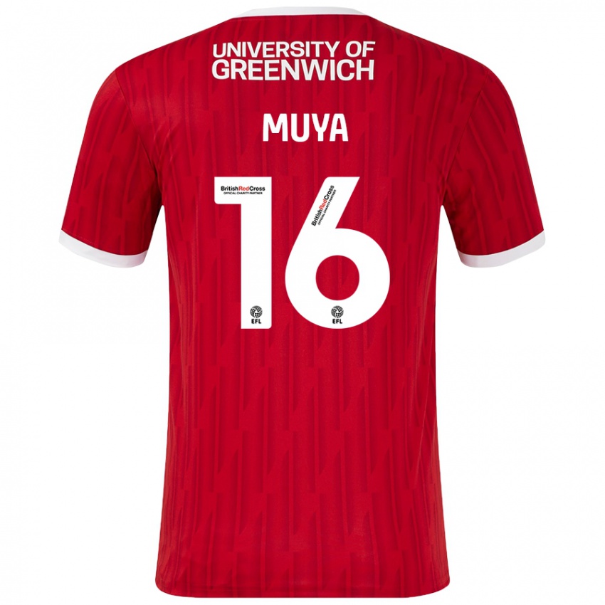 Bambino Maglia Karin Muya #16 Rosso Bianco Kit Gara Home 2024/25 Maglietta