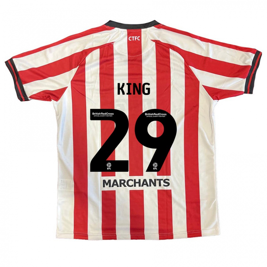 Bambino Maglia Tom King #29 Rosso Bianco Kit Gara Home 2024/25 Maglietta