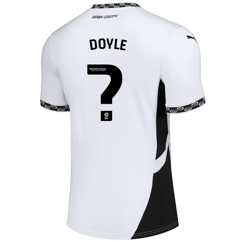 Bambino Maglia Aj Doyle #0 Bianco Nero Kit Gara Home 2024/25 Maglietta