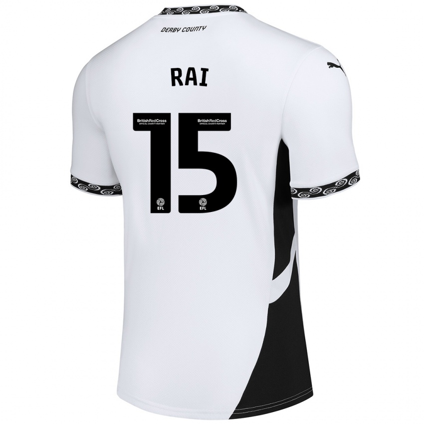 Bambino Maglia Kira Rai #15 Bianco Nero Kit Gara Home 2024/25 Maglietta