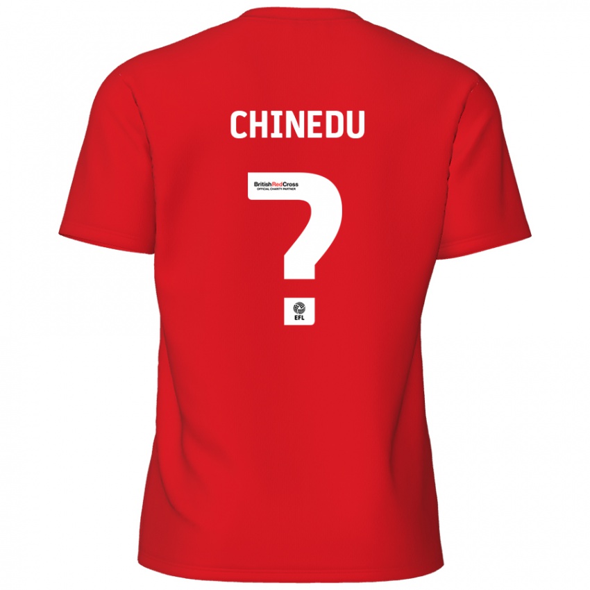 Bambino Maglia Phillip Chinedu #0 Rosso Kit Gara Home 2024/25 Maglietta