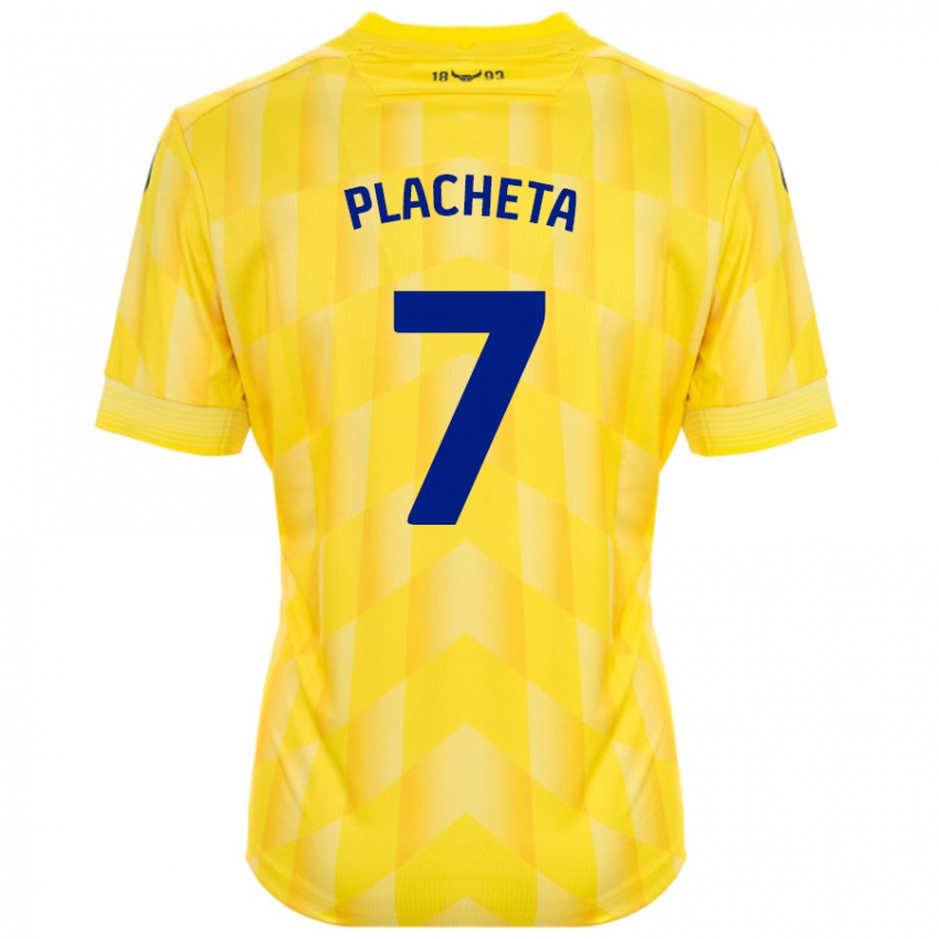 Bambino Maglia Przemyslaw Placheta #7 Giallo Kit Gara Home 2024/25 Maglietta