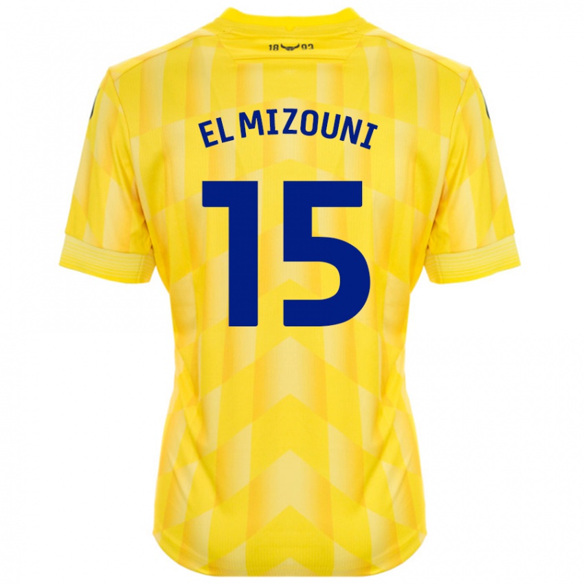 Bambino Maglia Idris El Mizouni #15 Giallo Kit Gara Home 2024/25 Maglietta