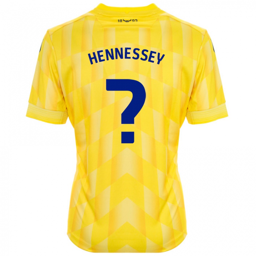 Bambino Maglia Laura Hennessey #0 Giallo Kit Gara Home 2024/25 Maglietta