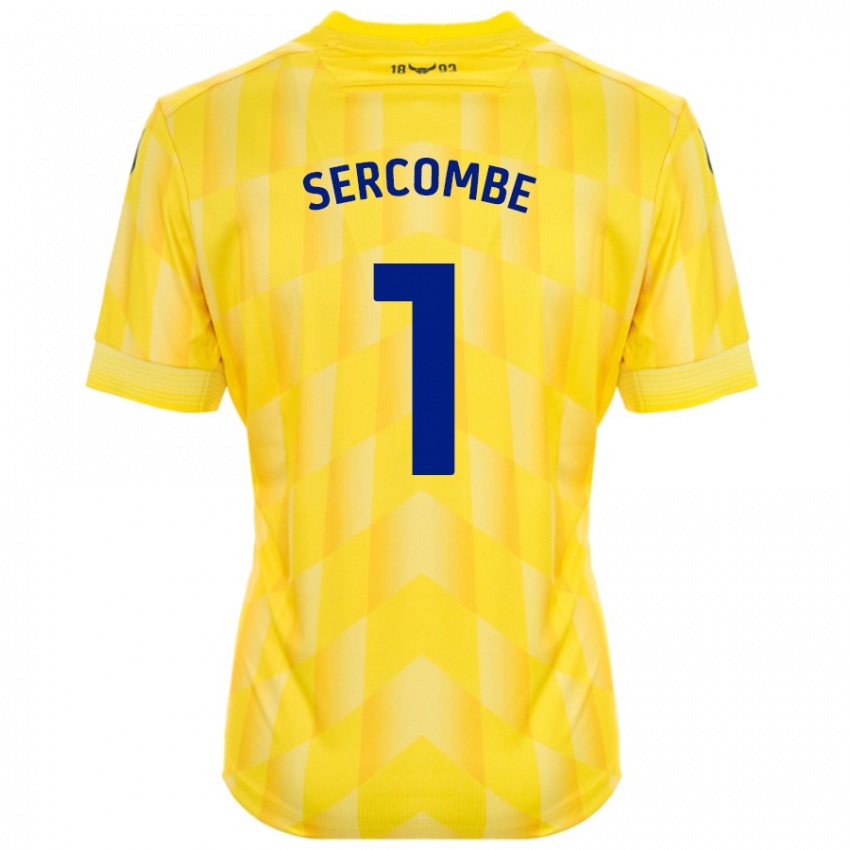 Bambino Maglia Paris Sercombe #1 Giallo Kit Gara Home 2024/25 Maglietta