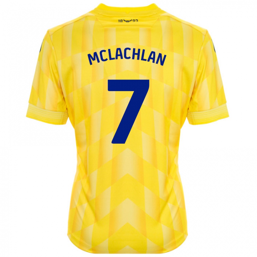 Bambino Maglia Daisy Mclachlan #7 Giallo Kit Gara Home 2024/25 Maglietta