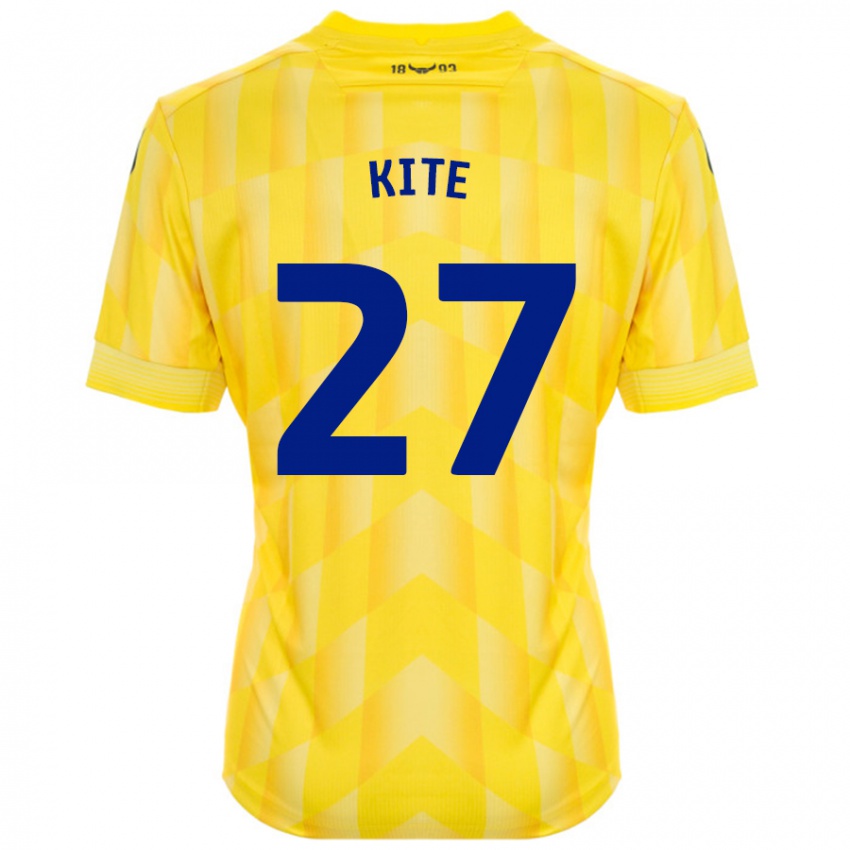 Bambino Maglia Rose Kite #27 Giallo Kit Gara Home 2024/25 Maglietta