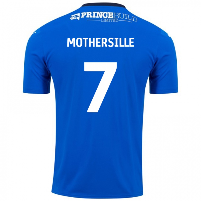 Bambino Maglia Malik Mothersille #7 Blu Bianco Kit Gara Home 2024/25 Maglietta