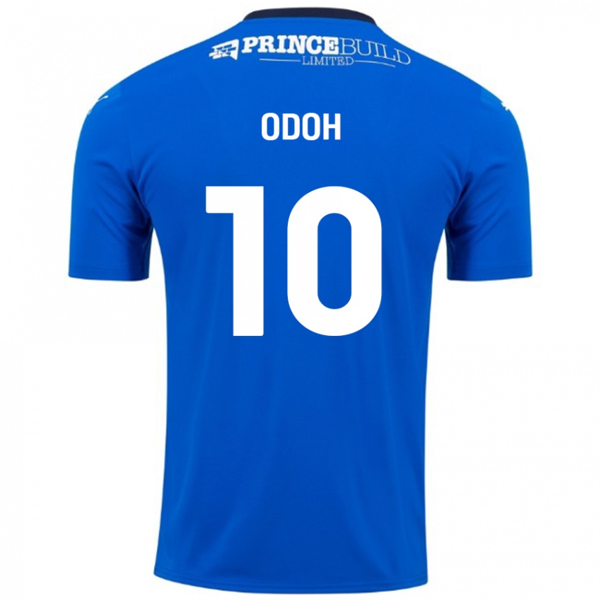 Bambino Maglia Abraham Odoh #10 Blu Bianco Kit Gara Home 2024/25 Maglietta