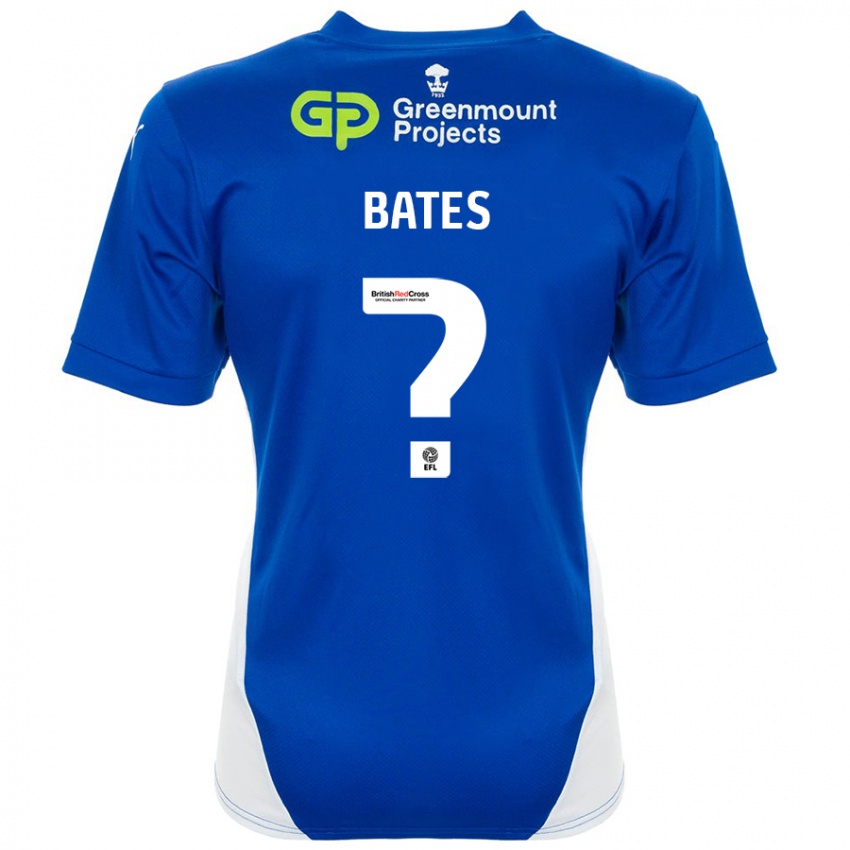 Bambino Maglia Jack Bates #0 Blu Bianco Kit Gara Home 2024/25 Maglietta