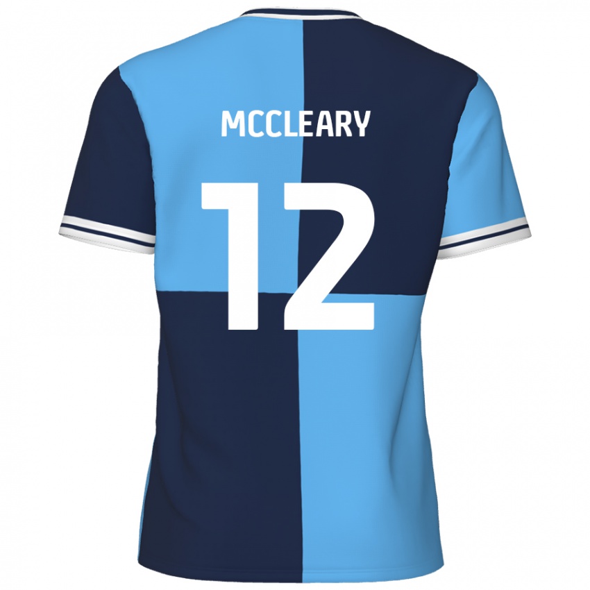 Bambino Maglia Garath Mccleary #12 Azzurro Blu Scuro Kit Gara Home 2024/25 Maglietta