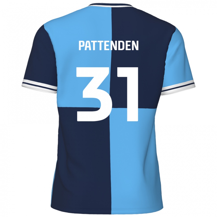 Bambino Maglia Jasper Pattenden #31 Azzurro Blu Scuro Kit Gara Home 2024/25 Maglietta