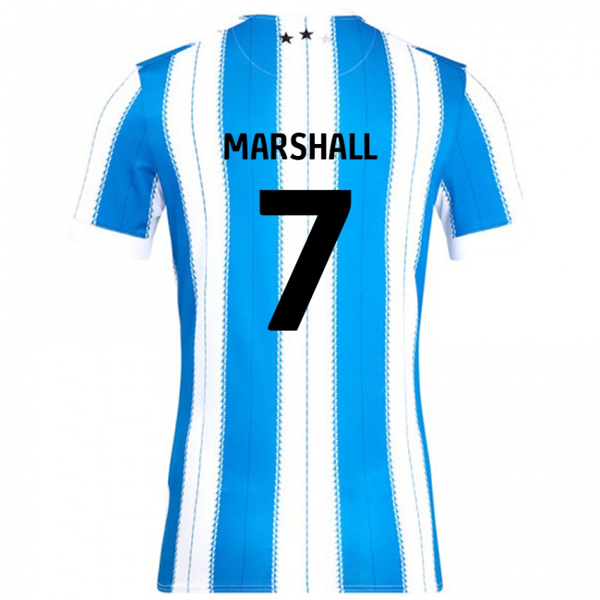 Bambino Maglia Callum Marshall #7 Blu Bianco Kit Gara Home 2024/25 Maglietta