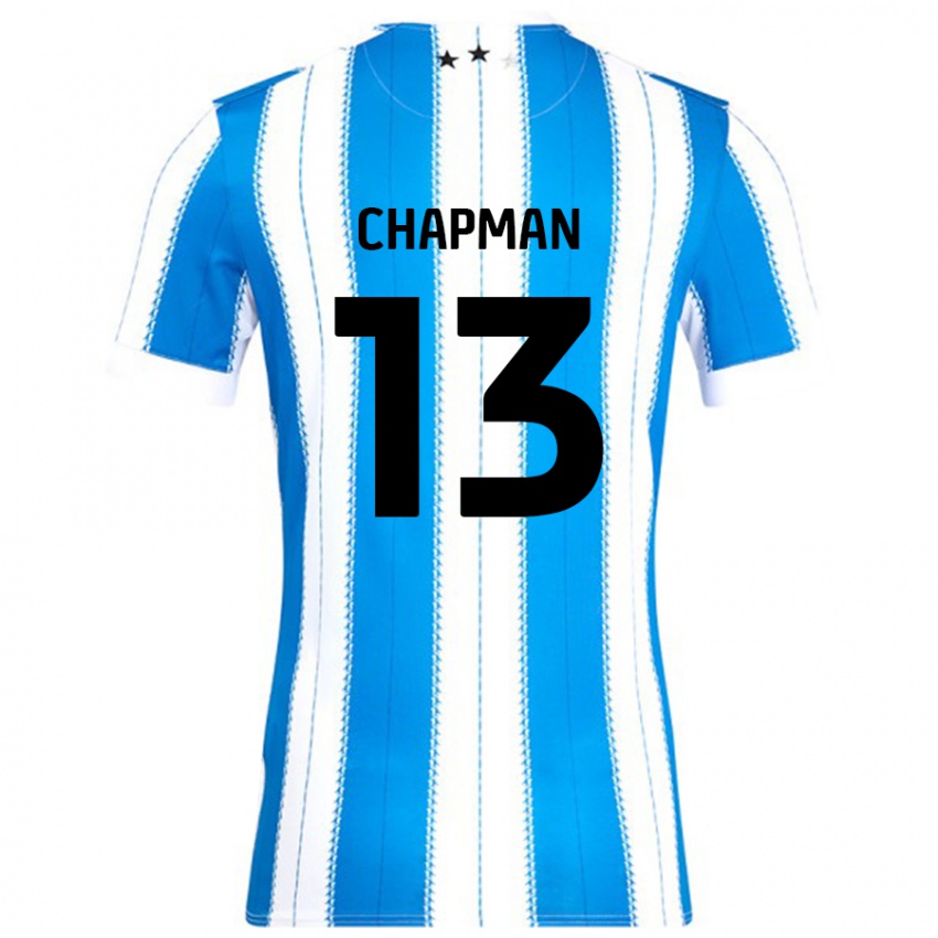 Bambino Maglia Jacob Chapman #13 Blu Bianco Kit Gara Home 2024/25 Maglietta