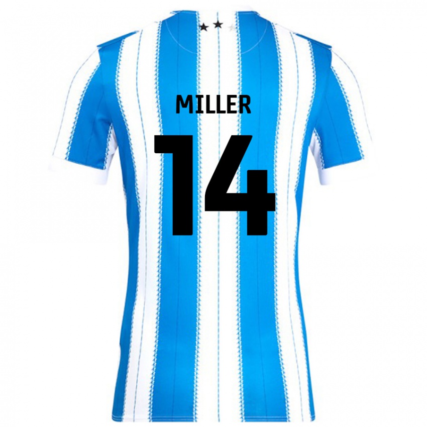 Bambino Maglia Mickel Miller #14 Blu Bianco Kit Gara Home 2024/25 Maglietta