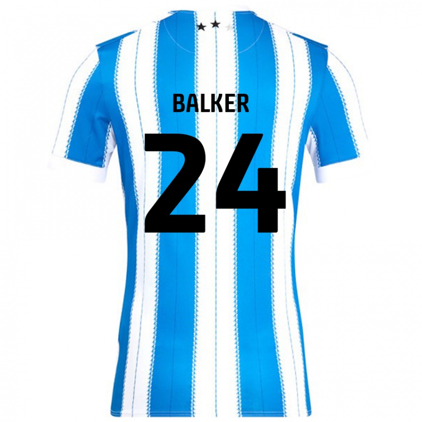 Bambino Maglia Radinio Balker #24 Blu Bianco Kit Gara Home 2024/25 Maglietta