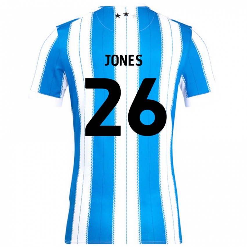 Bambino Maglia Patrick Jones #26 Blu Bianco Kit Gara Home 2024/25 Maglietta