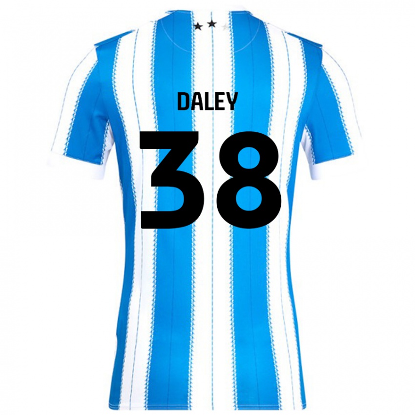 Bambino Maglia Luke Daley #38 Blu Bianco Kit Gara Home 2024/25 Maglietta