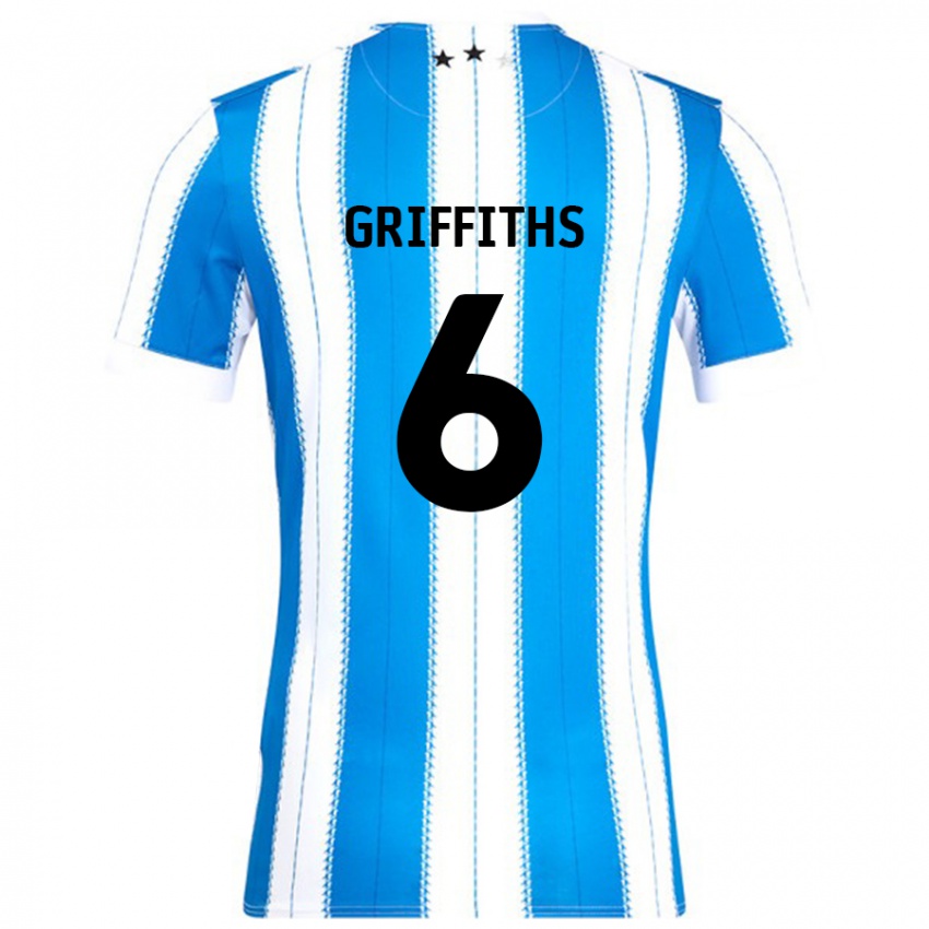 Bambino Maglia Lauren Griffiths #6 Blu Bianco Kit Gara Home 2024/25 Maglietta