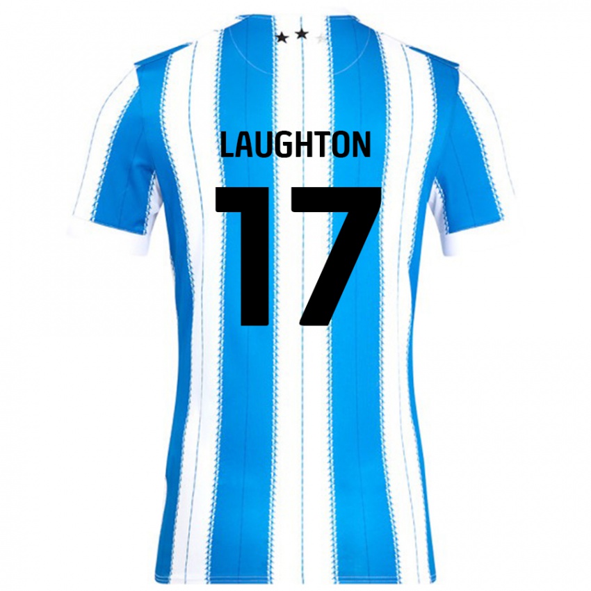 Bambino Maglia Zoe Laughton #17 Blu Bianco Kit Gara Home 2024/25 Maglietta