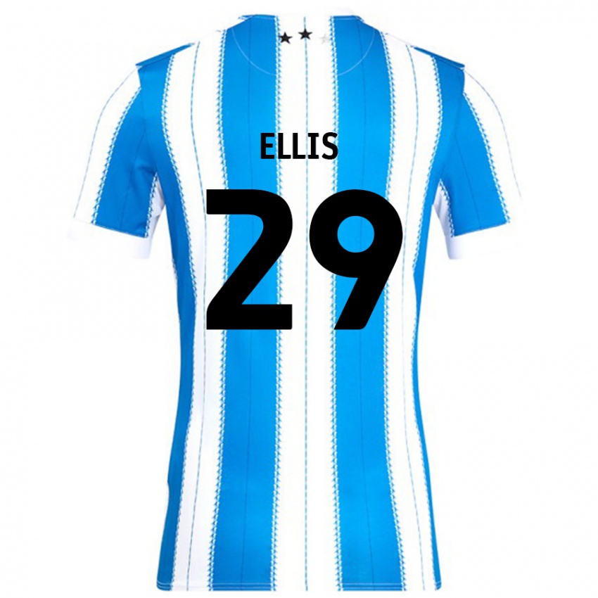 Bambino Maglia Molly Ellis #29 Blu Bianco Kit Gara Home 2024/25 Maglietta