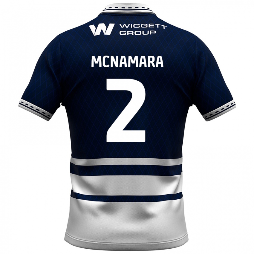 Bambino Maglia Danny Mcnamara #2 Blu Navy Bianco Kit Gara Home 2024/25 Maglietta