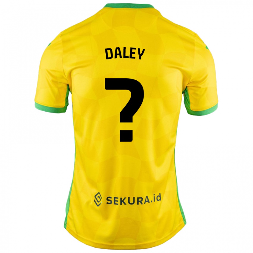 Bambino Maglia Damari Daley #0 Giallo Verde Kit Gara Home 2024/25 Maglietta