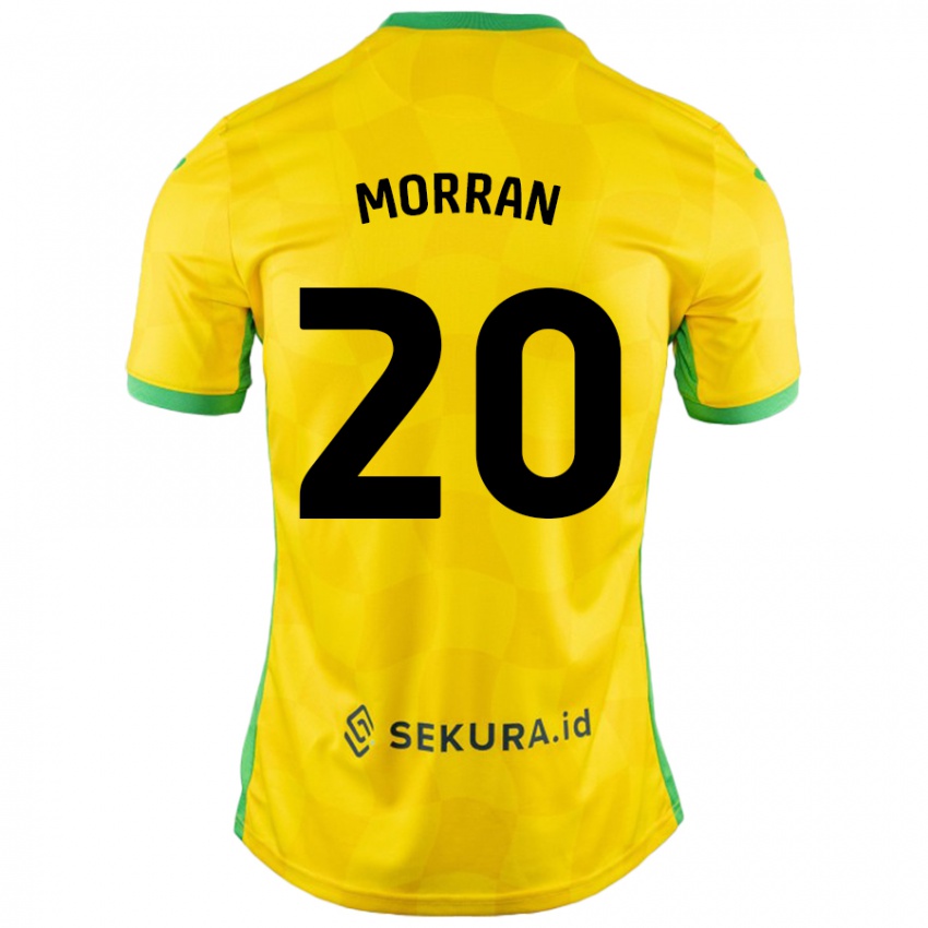 Bambino Maglia Eloise Morran #20 Giallo Verde Kit Gara Home 2024/25 Maglietta