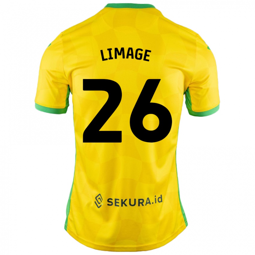 Bambino Maglia Felicity Limage #26 Giallo Verde Kit Gara Home 2024/25 Maglietta