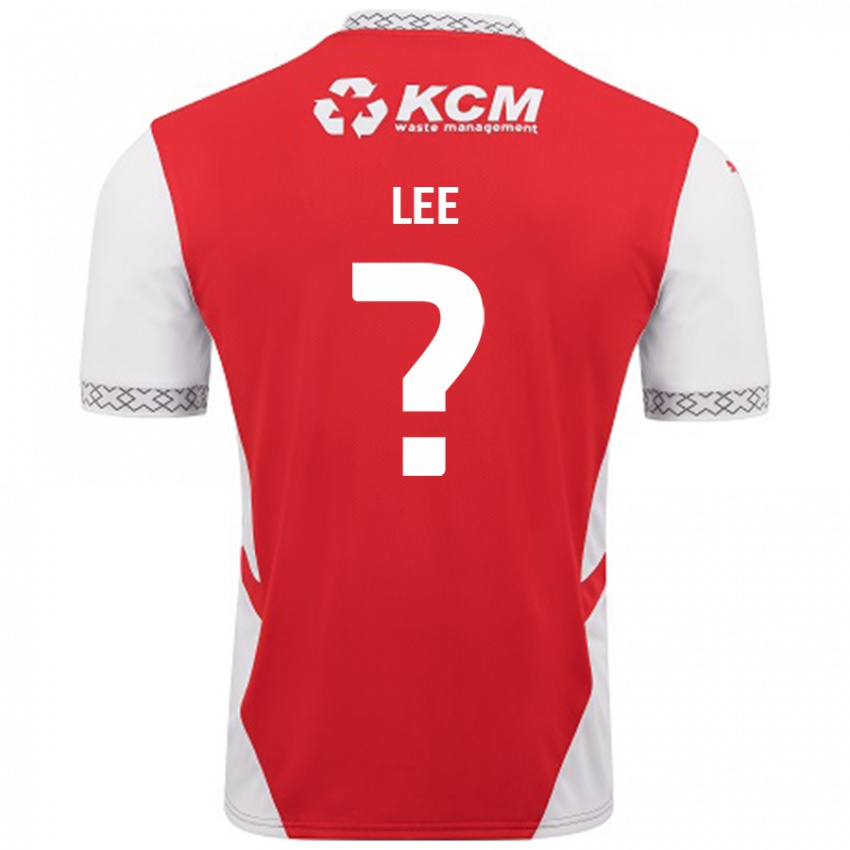 Bambino Maglia Cohen Lee #0 Rosso Bianco Kit Gara Home 2024/25 Maglietta