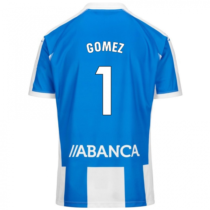 Bambino Maglia Yohana Gómez #1 Blu Bianco Kit Gara Home 2024/25 Maglietta