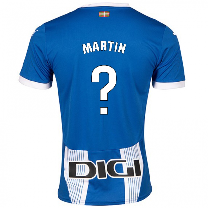 Bambino Maglia Carlos Martin #0 Blu Kit Gara Home 2024/25 Maglietta