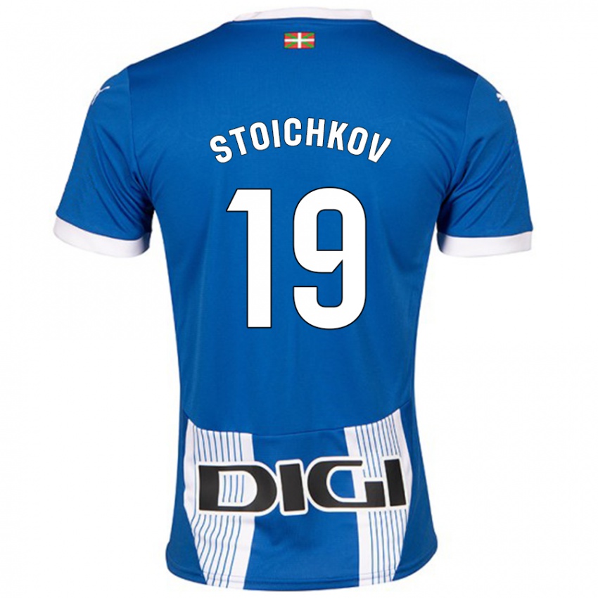 Bambino Maglia Stoichkov #19 Blu Kit Gara Home 2024/25 Maglietta