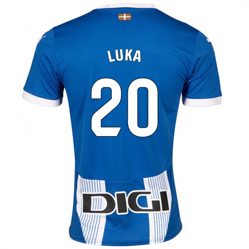 Bambino Maglia Luka Romero #20 Blu Kit Gara Home 2024/25 Maglietta