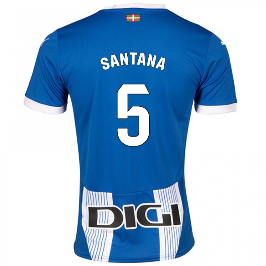 Bambino Maglia Vanesa Santana #5 Blu Kit Gara Home 2024/25 Maglietta