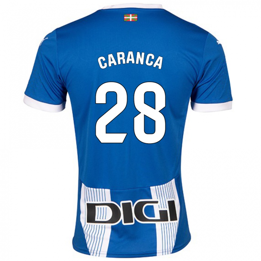 Bambino Maglia Sara Caranca #28 Blu Kit Gara Home 2024/25 Maglietta