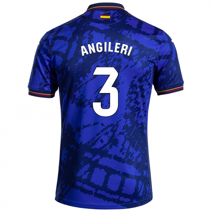 Bambino Maglia Fabrizio Angileri #3 Blu Più Scuro Kit Gara Home 2024/25 Maglietta