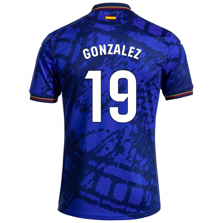 Bambino Maglia Peter Gonzalez #19 Blu Più Scuro Kit Gara Home 2024/25 Maglietta