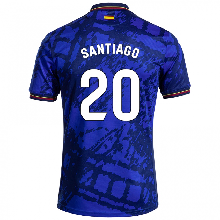 Bambino Maglia Yellu Santiago #20 Blu Più Scuro Kit Gara Home 2024/25 Maglietta