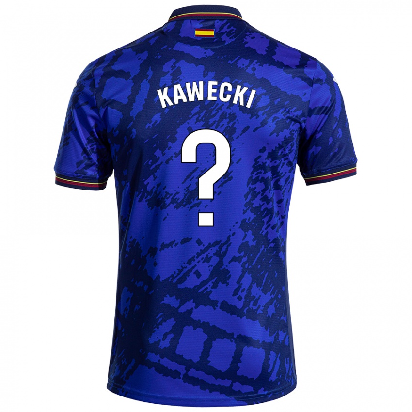 Bambino Maglia Luis Kawecki #0 Blu Più Scuro Kit Gara Home 2024/25 Maglietta